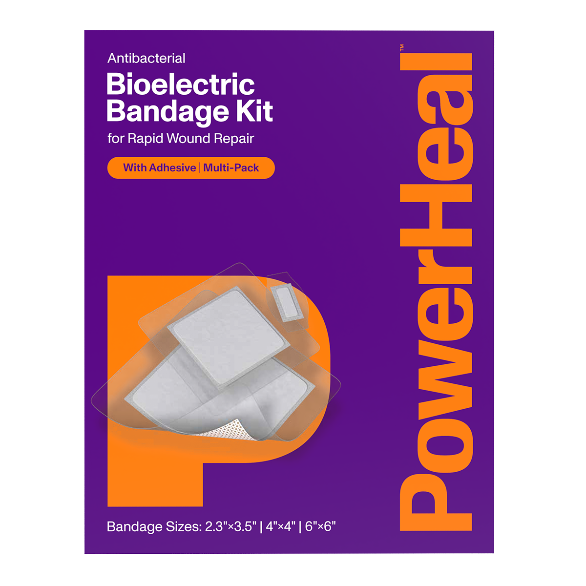 Bioelectric Bandage Kit for Rapid Wound Repair | Multiple Sizes"