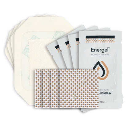 Bioelectric Bandage Kit for Rapid Wound Repair | 3.5"x4.0"